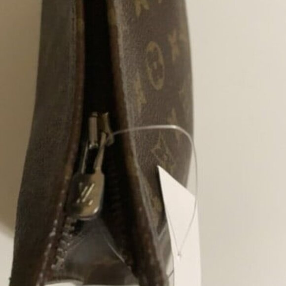 Pre-Owned Authentic Louis Vuitton LV Monogram Canvas Brown Toiletry Pouch Bag - Picture 6 of 7